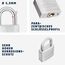 ABUS Vorhängeschloss Titalium 64TI/20 gl.-6205 - gleichschließend - Schlosskörper aus Spezial-Aluminium - gehärteter Stahlbügel - ABUS-Sicherheitslevel 3 - Silber