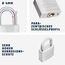 ABUS Vorhängeschloss Titalium 64TI/25 - Schlosskörper aus Spezial-Aluminium - gehärteter Stahlbügel - ABUS-Sicherheitslevel 3 - Silber