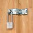 ABUS Vorhängeschloss Titalium 64TI/50HB80 gl.-6511 - gleichschließend und mit hohem Bügel - Kellerschloss mit Schlosskörper aus Spezial-Aluminium - gehärteter Stahlbügel - ABUS-Sicherheitslevel 6