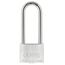 ABUS Vorhängeschloss Titalium 64TI/40HB63 mit hohem Bügel - Kellerschloss mit Schlosskörper aus Spezial-Aluminium - gehärteter Stahlbügel - ABUS-Sicherheitslevel 5