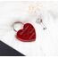 Geschenkfreude Liebesschloss mit Gravur - witterungsbeständig - personalisierte Valentinstags Geschenke für Sie und Ihn - Geschenk für Paare - Liebesgeschenke - Schloss mit Gravur rot