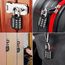 GRIFEMA Zahlenschloss 4 Stellig-Vorhängeschloss Wetterfest Frostsicher,Schloss mit Zahlencode Zinklegierung,Robust,Sicher, Schlösser für Spind, Schuppen, Schule, Fitnessstudio,1Pack, Black