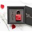 Geschenkfreude Liebesschloss mit Gravur und Schlüssel - Dein einzigartiges Liebes Schloss mit Gravur - Geschenke für Paare - Jahrestag Geschenk für Sie - Partner Geschenke für Ihn