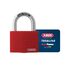 ABUS Aluminium-Vorhangschloss "myLock" T65AL/40, rot, 50870