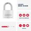 ABUS Vorhängeschloss Titalium 64TI/40 gl.-6413 - gleichschließend - Kellerschloss mit Schlosskörper aus Spezial-Aluminium - gehärteter Stahlbügel - ABUS-Sicherheitslevel 5