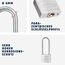 ABUS Vorhängeschloss Titalium 64TI/40HB63 mit hohem Bügel - Kellerschloss mit Schlosskörper aus Spezial-Aluminium - gehärteter Stahlbügel - ABUS-Sicherheitslevel 5