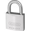 ABUS Marine Vorhängeschloss 75IB/40 - wetterfest - Messing-Schlosskörper mit Nickel Pearl Beschichtung - ABUS-Sicherheitslevel 6 - Silber