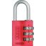 ABUS Zahlenschloss 145/30 Rot - Kofferschloss, Spindschloss u. v. m. - Aluminium-Vorhängeschloss - individuell einstellbarer Zahlencode - ABUS-Sicherheitslevel 3