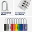 ABUS Zahlenschloss 145/20 Orange - Kofferschloss, Spindschloss u. v. m. - Aluminium-Vorhängeschloss - individuell einstellbarer Zahlencode - ABUS-Sicherheitslevel 3