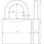 ABUS Zahlenschloss 145/40 Titanium - Kofferschloss, Spindschloss u. v. m. - Aluminium-Vorhängeschloss - individuell einstellbarer Zahlencode - ABUS-Sicherheitslevel 4