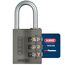 ABUS Zahlenschloss 145/30 Titanium - Kofferschloss, Spindschloss u. v. m. - Aluminium-Vorhängeschloss - individuell einstellbarer Zahlencode - ABUS-Sicherheitslevel 3