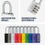 ABUS Zahlenschloss 145/30 Titanium - Kofferschloss, Spindschloss u. v. m. - Aluminium-Vorhängeschloss - individuell einstellbarer Zahlencode - ABUS-Sicherheitslevel 3