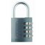 ABUS Zahlenschloss 145/40 Titanium - Kofferschloss, Spindschloss u. v. m. - Aluminium-Vorhängeschloss - individuell einstellbarer Zahlencode - ABUS-Sicherheitslevel 4