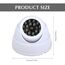 BUYGOO 2 pcs Kamera Attrappe, CCTV Dummy Sicherheits Dome Kameras, Fake überwachungskamera mit Rot Blinkender LED, Überwachungskamera Attrappen, Dummy Kamera Attrappe, für Innen Außenbereich