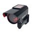 BASI | Solar Kamera-Attrappe mit blinkendem LED-Licht | Dummy Kamera | Sicherheitskamera | Überwachungskamera für Innen- und Außenbereich solarbetrieben | Wandhalterung | Solar Panel | CCTV