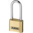 ABUS Zahlenschloss 180IB/50HB63 - Vorhängeschloss mit hohem Bügel - wetterfest - mit einstellbarem Zahlencode - ABUS-Sicherheitslevel 5 - Messingfarben