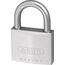 ABUS Marine Vorhängeschloss 75IB/50 - wetterfest - Messing-Schlosskörper mit Nickel Pearl Beschichtung - ABUS-Sicherheitslevel 7 - Silber