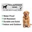 Vorsicht Freilaufender Hund - Achtung Hund Schild, Warnung Aluminium 25x9cm, Selbstklebend Mit Vorgebohrten Löchern, Innen/Außen