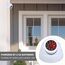 BUYGOO 2 pcs Kamera Attrappe, CCTV Dummy Sicherheits Dome Kameras, Fake überwachungskamera mit Rot Blinkender LED, Überwachungskamera Attrappen, Dummy Kamera Attrappe, für Innen Außenbereich