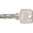 ABUS Marine Vorhängeschloss 75IB/50 - wetterfest - Messing-Schlosskörper mit Nickel Pearl Beschichtung - ABUS-Sicherheitslevel 7 - Silber