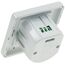 ChiliTec Bewegungsmelder 160° PIR Sensor einstellbar 3-Draht 230V 9m Reichweite Unterputz Wandmontage LED-geeignet Parallel-Schaltung Weiß 4 Stück