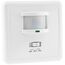 ChiliTec Bewegungsmelder 160° PIR Sensor einstellbar 3-Draht 230V 9m Reichweite Unterputz Wandmontage LED-geeignet Parallel-Schaltung Weiß
