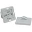 ChiliTec Bewegungsmelder 160° PIR Sensor einstellbar 3-Draht 230V 9m Reichweite Unterputz Wandmontage LED-geeignet Parallel-Schaltung Weiß 4 Stück