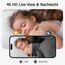 Mini Kamera Überwachung Innen | Überwachungskamera 10hr Akkulaufzeit | Kostenloser Cloud-Speicher, HD Mini Kamera Live Übertragung Handy WLAN, MicroSD Speicherung, Bewegungserkennung & Nachtsicht