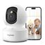 BoyKeep 2.4G/5GHz Überwachungskamera Innen 2K, 360° WLAN Überwachungskamera, Indoor Hundekamera mit APP, Babyphone mit Kamera mit Bewegungserkennung, Nachtsicht, 12s Kostenloser Cloud -Speicher