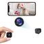CKKYBB Mini Kamera 4K Full HD WLAN Kamera - Live Übertragung Handy APP Für WiFi Indoor Camera Cloud-Speicher HD-Nachtsicht und Bewegungserkennungsalarm, Perfekte Kamera für Zuhause