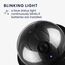 kwmobile 2X Dummy Kamera für Deckenunterbau - mit LED Licht - Dome Überwachungskamera Attrappe - täuschend echte Fake Security Camera in Schwarz