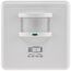 ChiliTec Bewegungsmelder 160° mit Akustiksensor 3-Draht 230V 9m Reichweite Unterputz Wandmontage Sensoren einstellbar LED-geeignet Parallel-Schaltung 2 Stück Weiß
