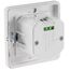 ChiliTec Bewegungsmelder 160° mit Akustiksensor 3-Draht 230V 9m Reichweite Unterputz Wandmontage Sensoren einstellbar LED-geeignet Parallel-Schaltung Weiß