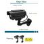 Madlife Garage 2PCS Dummy Kamera Solar Kamera Kamera Attrappe Außen Kamara für Draußen Sicherheit Kamera mit Blinkendem LED Schwarz für den Innen- und Außenbereich