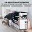 javiscam Mini Kamera,4K Überwachungskamera,Kamera Überwachung Innen,WiFi Camera Live Übertragung Handy,Kameras mit Hochkapazitäts-2800mAh Akku,Bewegungsmelder,Nachtsicht SD/Cloud-Speicher
