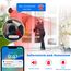2K 5G Überwachungskamera Aussen/Innen, Kamera Überwachung Aussen, WLAN Camera Indoor/Outdoor, Babyphone mit App, Hundekamera, IP66 Wasserdicht, 2-Wege-Audio, Auto-Zoom, SD &Cloud-Speicher-2 Stück