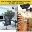 Macarrie 8 Stück gefälschte Kamera, realistische Attrappe, Sicherheitskamera, Kunststoff, gefälschte Video-CCTV-Überwachungssystem mit Bewegungs-LED-Licht für Zuhause, Außen, Innenbereich, keine