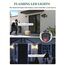 Madlife Garage 2PCS Dummy Kamera Solar Kamera Kamera Attrappe Außen Kamara für Draußen Sicherheit Kamera mit Blinkendem LED Schwarz für den Innen- und Außenbereich