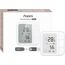 Aqara Raumthermostat W100, Temperatur & Luftfeuchtigkeit Überwachung, Wireless, Fernsteuerung HVAC, 3 Anpassbare Tasten, Matter,Thread/Zigbee, HomeKit, Funktioniert mit Apple Home, Alexa, Google
