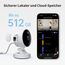 Aqara G100, 2K Sicherheitskamera für Innen & Außenbereich, HomeKit Secure Video, 2-Wege-Audio, Scheinwerfer Farb/IR Nachtsicht, KI-Erkennung,140°Sichtfeld, HomeKit, Alexa,Google,IFTTT, Weiß