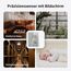 Aqara Raumthermostat W100, Temperatur & Luftfeuchtigkeit Überwachung, Wireless, Fernsteuerung HVAC, 3 Anpassbare Tasten, Matter,Thread/Zigbee, HomeKit, Funktioniert mit Apple Home, Alexa, Google