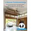 Meross Smart Garagentoröffner Fernbedienung, kompatibel mit CarPlay, Apple HomeKit, Siri, Alexa und Google, Universal WLAN Garagentoröffner mit Benachrichtigung, Sprachsteuerung, Auto-Close und Timer