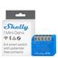 Shelly 1 Mini Gen4, WLAN-Smart-Relaisschalter, 1 Kanal, 8A, Potentialfreier Kontakt, Lichtschalter, Garagentoröffner, Smart Home, Zeitschaltuhr, Alexa & Google, Matter, Zigbee, Kein Hub Erforderlich