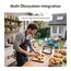 Aqara G100, 2K Sicherheitskamera für Innen & Außenbereich, HomeKit Secure Video, 2-Wege-Audio, Scheinwerfer Farb/IR Nachtsicht, KI-Erkennung,140°Sichtfeld, HomeKit, Alexa,Google,IFTTT, Weiß