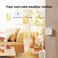 Aqara Zigbee Temperatursensor Luftfeuchtigkeitsmesser 3er-Pack, Thermometer Hygrometer Innen mit Benachrichtigungs Alarm, Datenspeicherung, Erfordert Aqara Hub, Kompatibel mit Apple HomeKit, Alexa