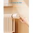 Meross Matter Heizkörperthermostat WLAN Heizungsthermostat benötigt extra Hub Smart Thermostat Funk Thermostatkopf Kompatibel mit HomeKit, Alexa, Home Assistant und Google Assistant 2pcs
