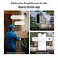 Aqara G100, 2K Sicherheitskamera für Innen & Außenbereich, HomeKit Secure Video, 2-Wege-Audio, Scheinwerfer Farb/IR Nachtsicht, KI-Erkennung,140°Sichtfeld, HomeKit, Alexa,Google,IFTTT, Weiß