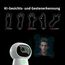 Aqara 2K Sicherheitstür-Kamera Hub G3, AI Gesichts- und Gestenerkennung, 360° Betrachtungswinkel durch Schwenken und Neigen, Funktioniert mit HomeKit Secure Video, Alexa, Google-Assistant, IFTTT