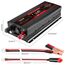 Seamuing 2000W Wechselrichter DC 12V auf AC 230V Spannungswandler 1 AC Steckdose & 2 USB Port Stromwandler mit Alligatorclip Zigarettenanzünder Stecker Power Inverter für Auto KFZ Wohnwagen LKW