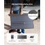 ECOFLOW 400W Tragbares SolarPanel 0% VAT, Faltbares Solarmodul für Delta Tragbare Powerstation, bifaziales Design, 25% Wirkungsgrad, IP68 wasserfest, Solaranlage für Outdoor Garten Balkon Camping
